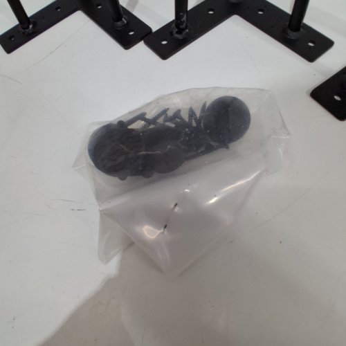 4PK VEVOR HEAVY DUTY HAIRPIN TABLE LEGS - 22" - BLACK - (MODEL: TK6713-26) image 3