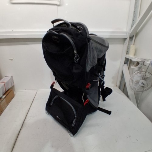 OSPREY POCO LT LIGHTWEIGHT CHILD HIKING CARRIER - 25L/48LBS MAX - BLACK/GREY - (MODEL: 10003405) image 2