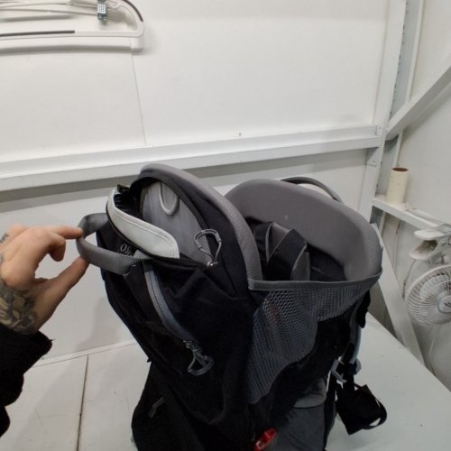 OSPREY POCO LT LIGHTWEIGHT CHILD HIKING CARRIER - 25L/48LBS MAX - BLACK/GREY - (MODEL: 10003405) image 3