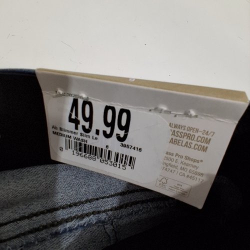 WOMENS NATURAL REFLECTIONS AB SLIMMER JEANS - SIZE 6 - MEDIUM WASH (STYLE: 664NRS262595) image 4