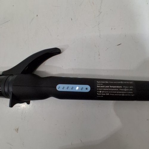 BIO IONIC LONG BARREL PRO CURLING IRON HAIR STYLER - 1.5" - BLACK (MODEL: Z-FGTST-CL-1.5) image 2