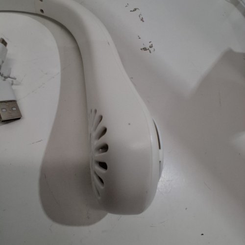 3 SPEED SETTING PORTABLE LEAFLESS HANGING NECK FAN - WHITE image 5