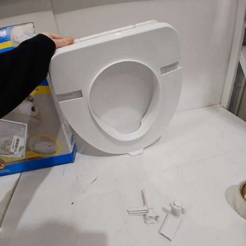 AQUASENSE RAISED TOILET SEAT UP TO 2" - WHITE - (MODEL: 770-625) image 3