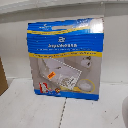 AQUASENSE RAISED TOILET SEAT UP TO 2" - WHITE - (MODEL: 770-625) image 4