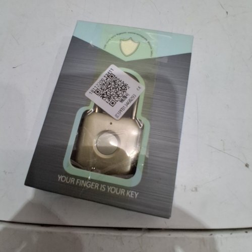 DIOCHE FINGERPRINT KEYLESS PADLOCK - BRASS GOLD/SILVER (MODEL: IPX2) image 4