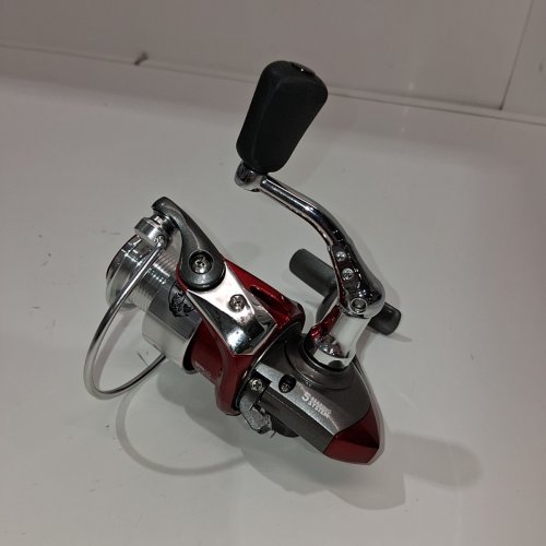 BPS MICRO LITE SPINNING REEL - 5.1:1 - 4LB/185 YDS 6LB/150YDS 8LB/130YDS - RED - (MODEL: ML1000D) image 3