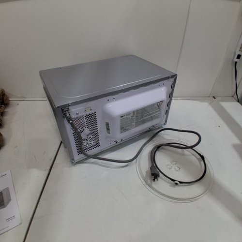 TOTAL CHEF COMPACT COUNTERTOP MICROWAVE OVEN - DIGITAL TOUCHSCREEN CONTROLS -ONE-TOUCH PUSH-BUTTON OPENING - SILVER STAINLESS STEEL (MODEL: TCM0-07-SS) image 6
