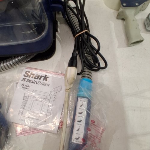 SHARK STAINSTRIKER PORTABLE CARPET CLEANER & UPHOLSTERY CLEANER - BLUE/GREY (MODEL: PX200C) image 2