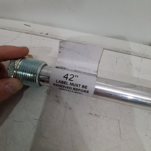 ADJUSTABLE TENSION SHOWER ROD - 42" - CHROME image 3