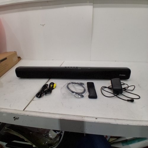 VEATOOL BLUETOOTH WIRELESS/WIRED SOUNDBAR WITH REMOTE CONTROL - 27" - 60W - BLACK - (MODEL:S20L) image 3