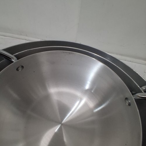 10PC ALUMINUM COOKWARE SET - 16CM, 18CM, 20CM, 22CM, 24CM - SILVER (ITEM: BP-05) image 7