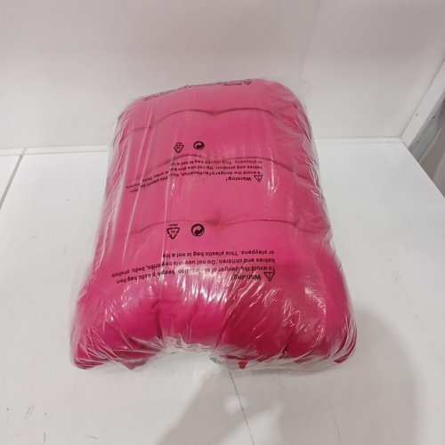 GARDEN BENCH CUSHION WITH FIXING TIES - 17" X 44" - PINK image 3