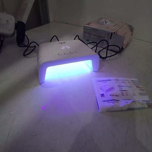 LKE UV NAIL CURING LIGHT WITH 3 TIMER SETTINGS - 72W - WHITE image 2