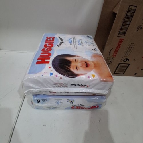 144PK HUGGIES LITTLE MOVERS DIAPERS - SIZE 4 - WHITE image 2