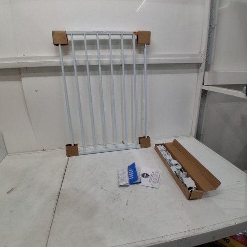 REGALO EXTRA WIDE 2-IN-1 TOP OF STAIRWAY AND HALLWAY SAFETY GATE WITH MOUNTING KIT - WHITE (MODEL: 1250 DS) image 2