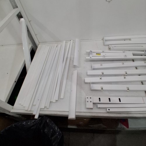 AMOBRO METAL PLATFORM HEAVY DUTY NO BOX SPRING BEDFRAME - FULL - WHITE (MODEL: AM01-KJ03-14F-W) image 6