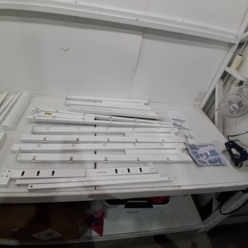 AMOBRO METAL PLATFORM HEAVY DUTY NO BOX SPRING BEDFRAME - FULL - WHITE (MODEL: AM01-KJ03-14F-W) image 7