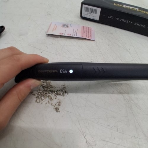 VANESSA PRO PROFESSIONAL PORTABLE HAIR STRAIGHTENER FLAT IRON - 1" - BLACK (MODEL LM-115) image 2