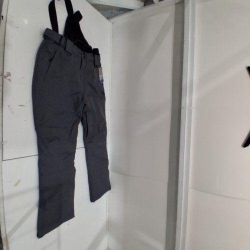 WINDPROOF WATERPROOF BREATHABLE SNOW PANTS - SMALL - GREY / BLACK image 2