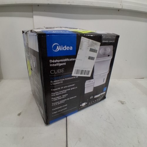 MIDEA CUBE CONVERTIBLE SMART DEHUMDIFIER WITH APP CONTROL - 20 PINTS/DAY - COVERS UP TO 1500SQ.FT - WHITE (MODEL: MAD20S1QWT) image 7