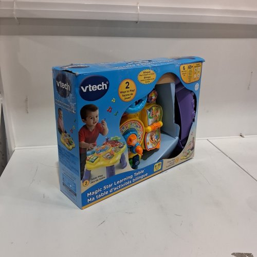 VTECH MAGIC STAR LEARNING TABLE - CONVERTABLE FOR FLOOR OR TABLE PLAY - BILINGUAL VERSION (MODEL: 1815) image 5