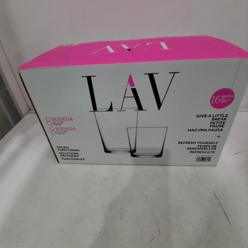 16PC LAV BODEGA GLASSWARE SET - 340ML / 510ML - CLEAR (MODEL:1933543) image 5