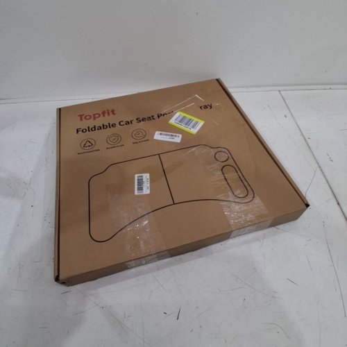 TOPFIT FOLDING CAR TRAY - LAP DESK FOR REMOTE WORK, EATING - 30" X 15.3" - BLACK/GREY image 4