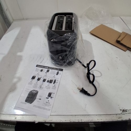 MAINSTAYS 2-SLICE TOASTER - BLACK (MODEL:MSF0BK100016597) image 2