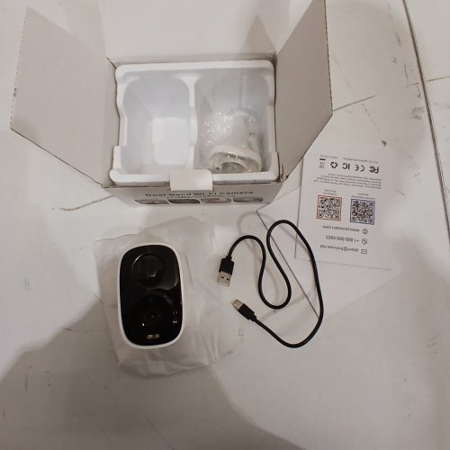 HITELLARCAM WIRELESS OUTDOOR WIFI SECURITY CAMERA WITH AI MOTION DETECTION -WHITE (MODEL:CB54) image 2