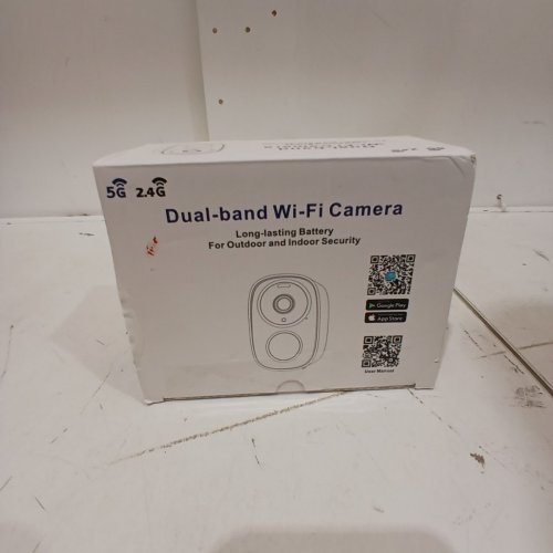 HITELLARCAM WIRELESS OUTDOOR WIFI SECURITY CAMERA WITH AI MOTION DETECTION -WHITE (MODEL:CB54) image 3