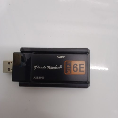 PANDA WIRELESS TRI BAND USB WIFI 6E ADAPTER FOR WINDOWS 10/11 - 2.4/5/6GHZ - BLACK (MODEL: PAU0F) image 2