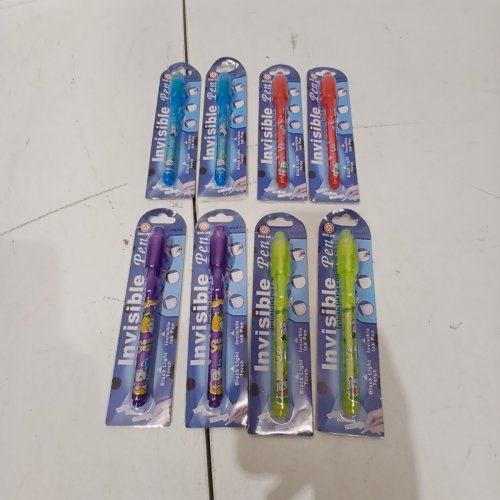 8 MING QUN INVISIBLE INK PENS WITH LIGHT - ASSORTED MULTI COLOR (MODEL: MQ-813) image 2