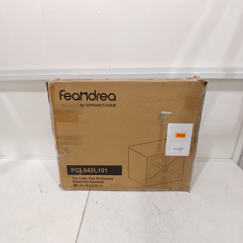 FEANDREA CAT LITTER BOX ENCLOSURE, HIDDEN LITTER BOX FURNITURE - RUSTIC BROWN (MODEL: PCL042L101) image 6