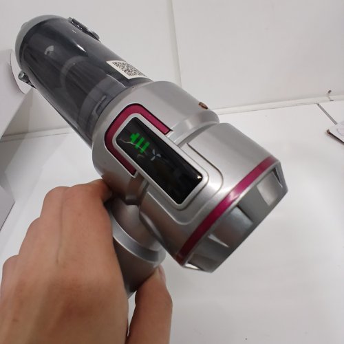 CROMOCE COMPACT HANDHELD VEHICLE VACUUM CLEANER - SILVER / PURPLE (MODEL: VAC02) image 2