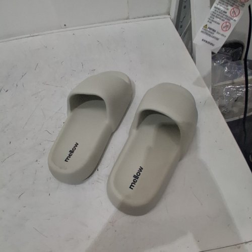 UNISEX MELLOW SOFT CLOUD SLIDES / SLIPPERS - MEN'S : 8-9 / WOMEN'S : 9-10 - CREAM (MODEL : ML05) image 2
