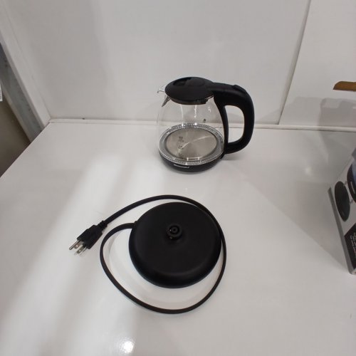 ELITE GOURMET ELECTRIC GLASS KETTLE - 1L - BLACK (MODEL: EKT1001B) image 3