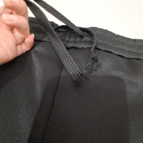 MEN'S OPEN BOTTOM DRAWSTRING JOGGER SWEATPANTS WITH POCKETS- XXXL - BLACK image 3