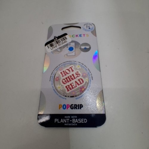 POPSOCKETS ADHESIVE E-READER TABLET GRIP AND STAND - HOT GIRLS READ/CLEAR image 2