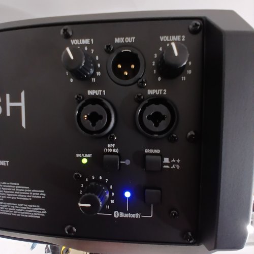 HEADRUSH - FULL-RANGE FLAT-RESPONSE POWERED GUITAR CABINET/BLUETOOTH SPEAKER - 2000W - BLACK (MODEL: FRFR-108) image 3