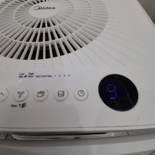 MIDEA CUBE DEHUMIDIFIER ENERGY STAR CERTIFICATED -50 PINT- FOR UP TO 4,500 SQ. FT., SMART CONTROL, COMPATIBLE WITH ALEXA, - WHITE-(MODEL:MAD50S1QWT-A) image 2