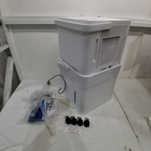 MIDEA CUBE DEHUMIDIFIER ENERGY STAR CERTIFICATED -50 PINT- FOR UP TO 4,500 SQ. FT., SMART CONTROL, COMPATIBLE WITH ALEXA, - WHITE-(MODEL:MAD50S1QWT-A) image 3