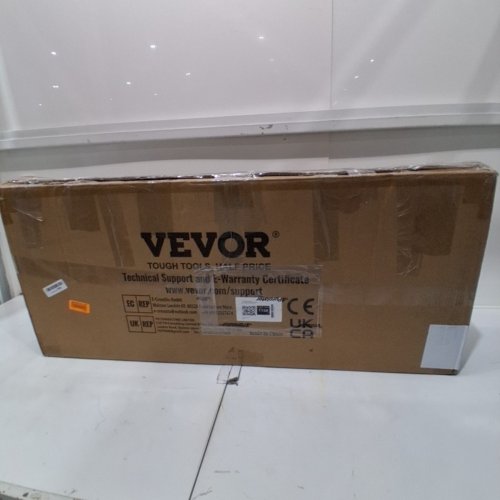 VEVOR FOLDING TABLE FOR BAR/TRADE SHOWS/HOME WITH CARRY BAG VELCRO FABRIC SHIELD AND SHELF - 38" X 34" X 15" - 110LB CAP - BLACK/SILVER - (MODEL: DX9930) image 7