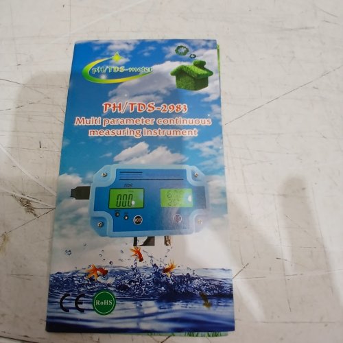 PANGJIFA PROFESSIONAL 3-IN-1 PH/EC/TEMP METER WATER DETECTOR MULTI-PARAMETER WITH LCD DISPLAY - BLUE (MODEL: PH/TDS-2983) image 2