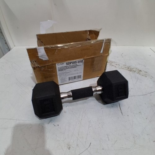 CAP BARBELL COATED DUMBBELL WEIGHT- 10LBS - BLACK (MODEL: SDPUIS-010) image 2