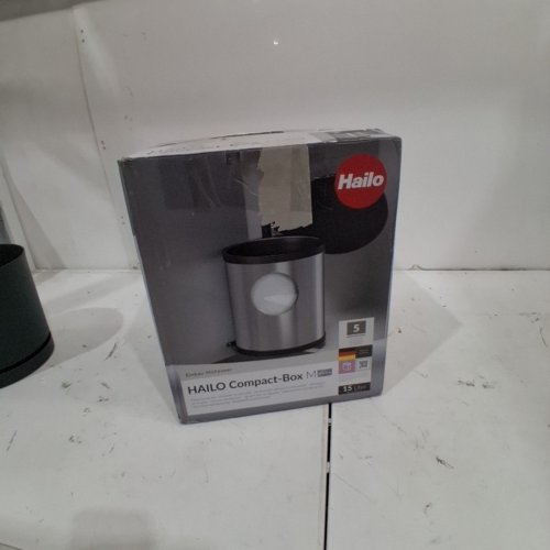 HAILO COMPACT-BOX M WASTE BIN WITH LIFT LID - 15 L - WHITE (MODEL: 3666-001) image 6