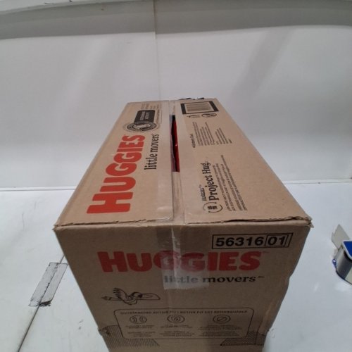 132PK HUGGIES LITTLE MOVERS DIAPERS - SIZE 5 image 3