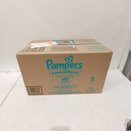 116PK PAMPERS SWADDLERS 360 PULL ON DISPOSABLE DIAPERS - SIZE 5 image 3