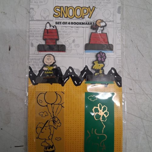 4PC ERIK SNOOPY BOOKMARKS - 5" - MULTICOLOUR (MODEL: SET4M004) image 3