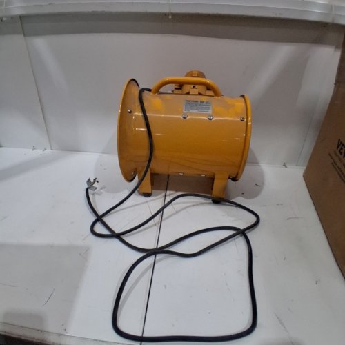 VEVOR HEAVY DUTY PORTABLE VENTILATOR CYLINDER FAN - 10" - YELLOW (MODEL: BTF-25/10") image 2