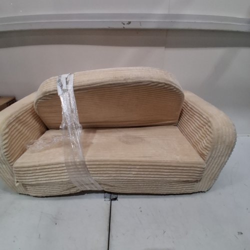 KIDS 2 IN 1 CONVERTIBLE CORDUROY COUCH - YELLOW (MODEL: MZSH02) image 3